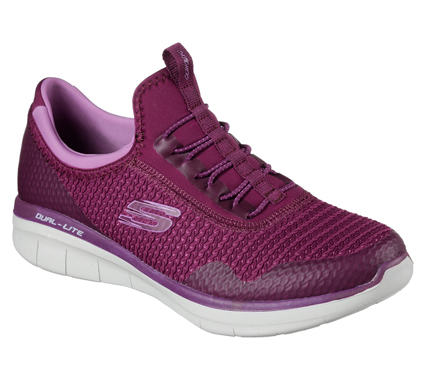 skechers synergy mujer naranja