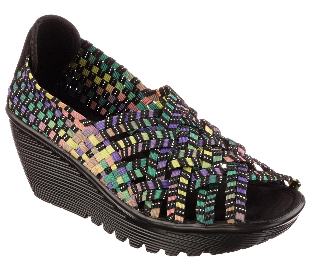 Skechers Multi Color Woven Shoes For Women Skechers Multi Color Woven Shoes For Women