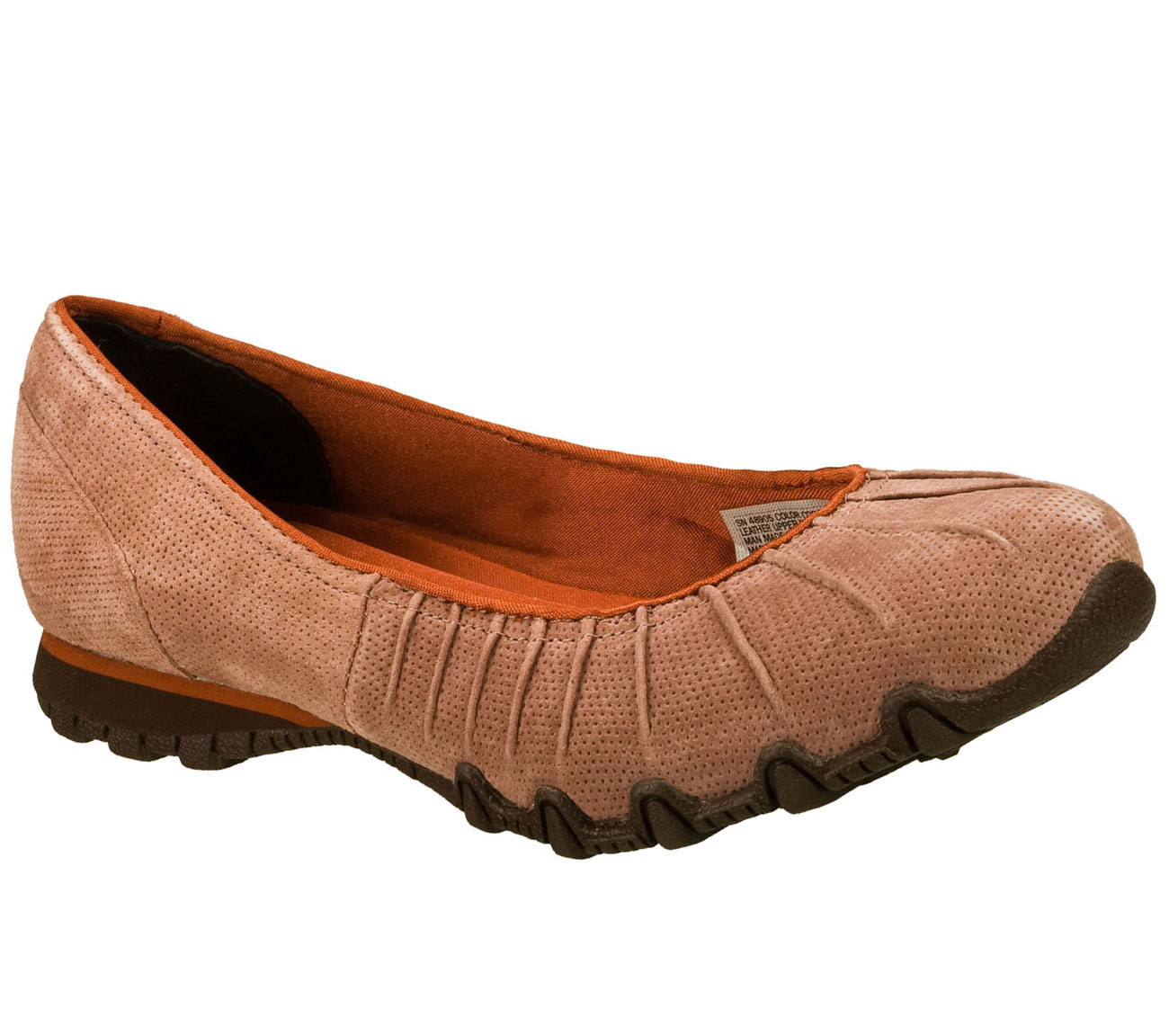 skechers bikers peep toe flats