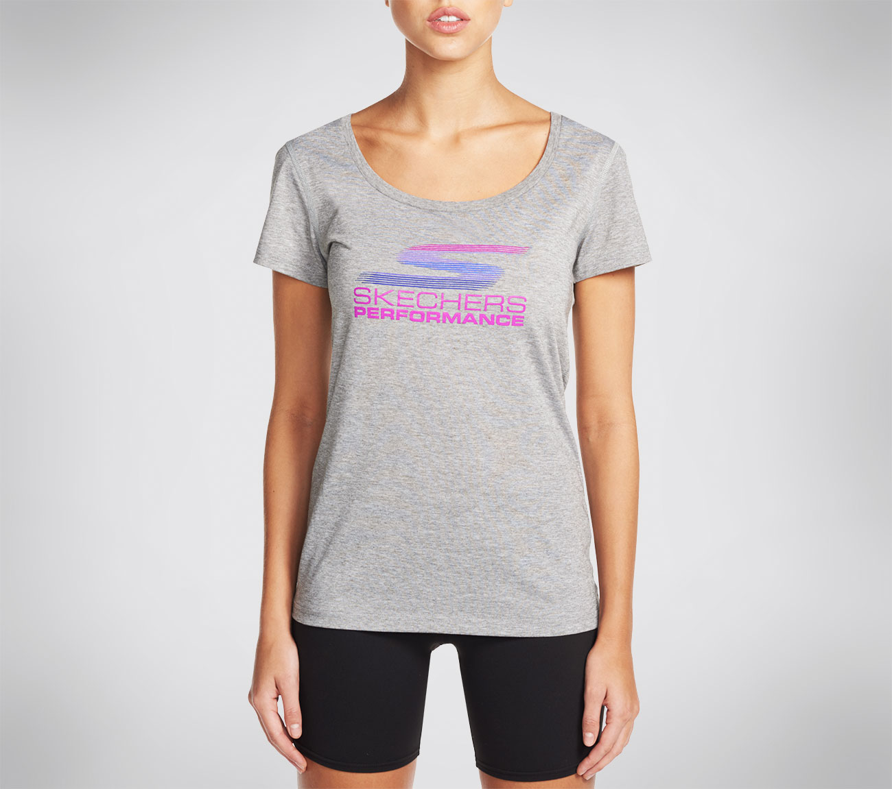 Buy SKECHERS Tri Skechers Tee Shirt Short Sleeve Tops Shoes only 20.00