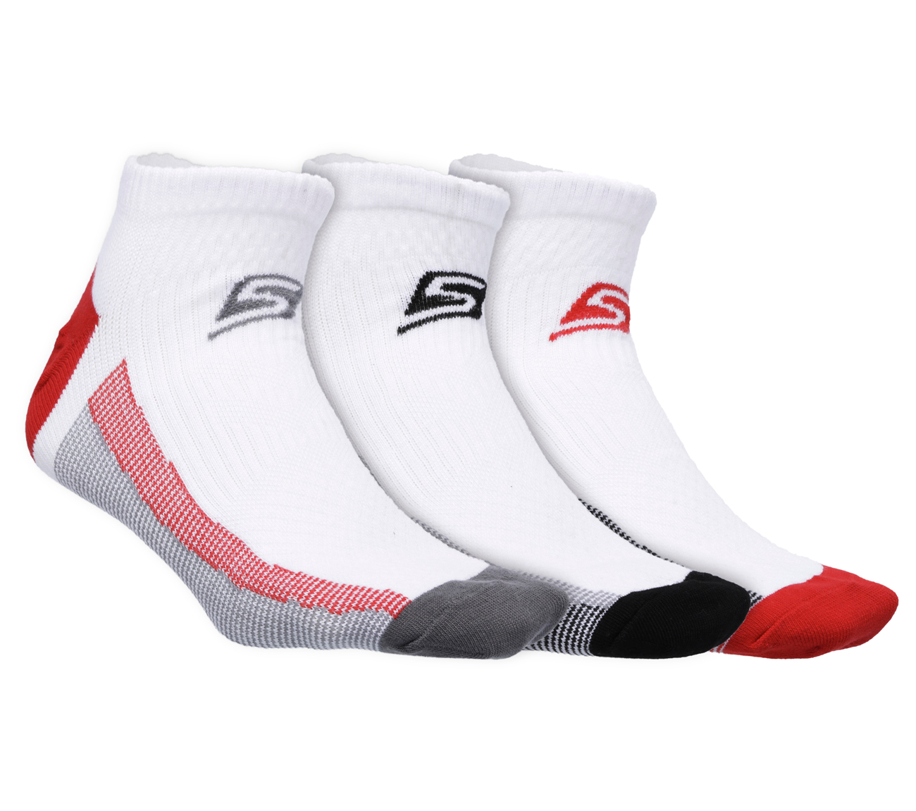 Buy SKECHERS 3 Pack Non Terry Low Cut Performance Socks Socks Shoes